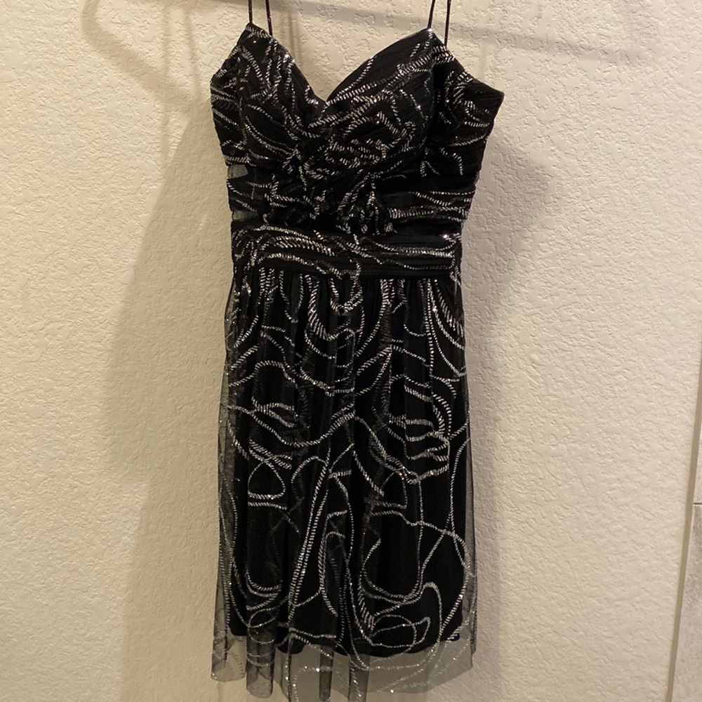 Stunning, black mini dress